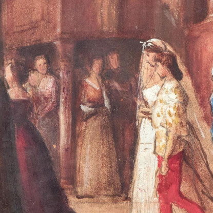 Una Festa Nel Palazzo Eugen von Blaas evb2 quadro stampato su tela