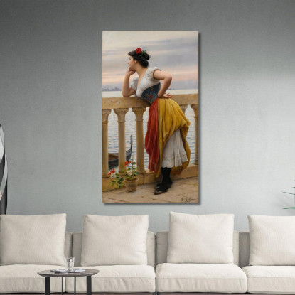 Anticipazione Eugen von Blaas evb17 quadro stampato su tela