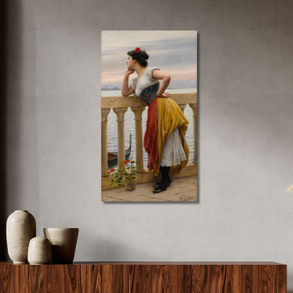 Anticipazione Eugen von Blaas evb17 quadro stampato su tela