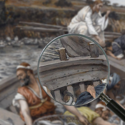 La Pesca Miracolosa James Tissot jts126 quadro stampato su tela