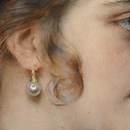 Ritratto Di Una Dama Eugen von Blaas evb23 quadro stampato su tela