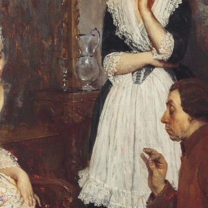 La Scarpa Perfetta Eugen von Blaas evb26 quadro stampato su tela