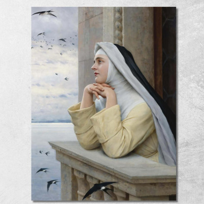 Le Creature Di Dio Eugen von Blaas evb36 quadro stampato su tela