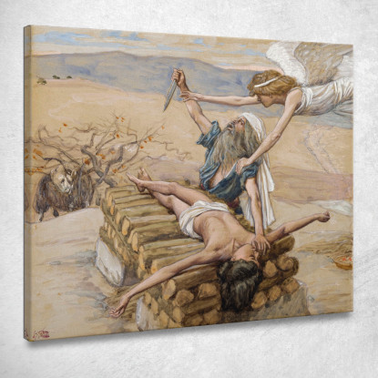 L'Offerta Di Abramo James Tissot jts129 quadro stampato su tela