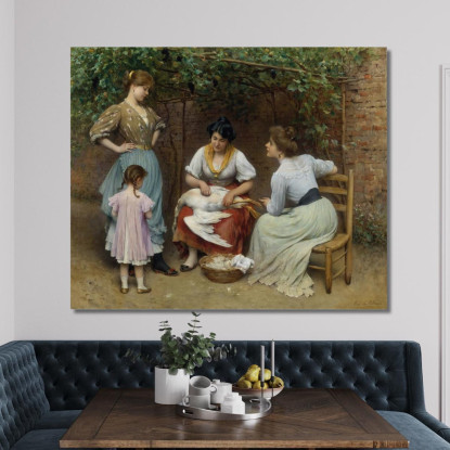 Spennatura D’Oca Eugen von Blaas evb38 quadro stampato su tela