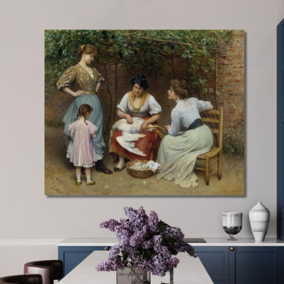 Spennatura D’Oca Eugen von Blaas evb38 quadro stampato su tela