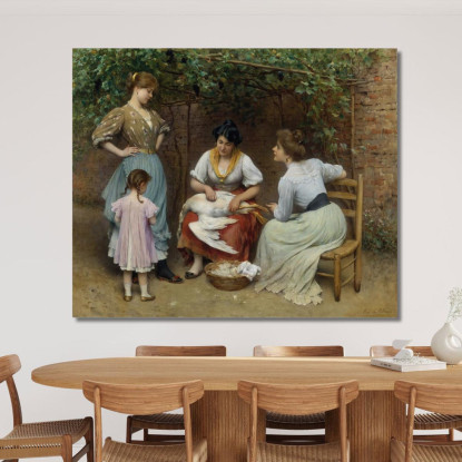 Spennatura D’Oca Eugen von Blaas evb38 quadro stampato su tela