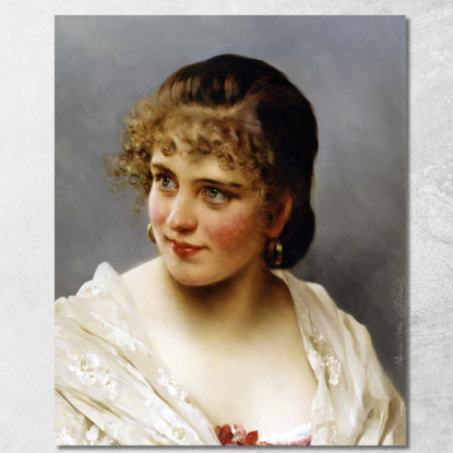 Innocenza Eugen von Blaas evb43 quadro stampato su tela