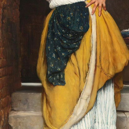 Ninetta Eugen von Blaas evb47 quadro stampato su tela