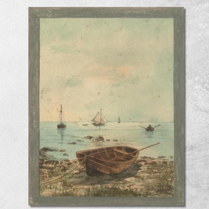 Barche Egon Schiele esh27 quadro stampato su tela