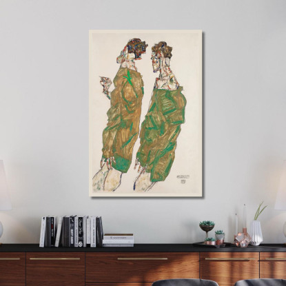Devozione Egon Schiele esh41 quadro stampato su tela