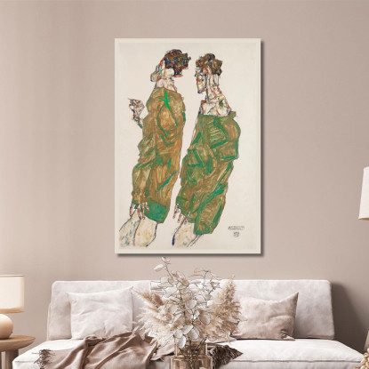 Devozione Egon Schiele esh41 quadro stampato su tela