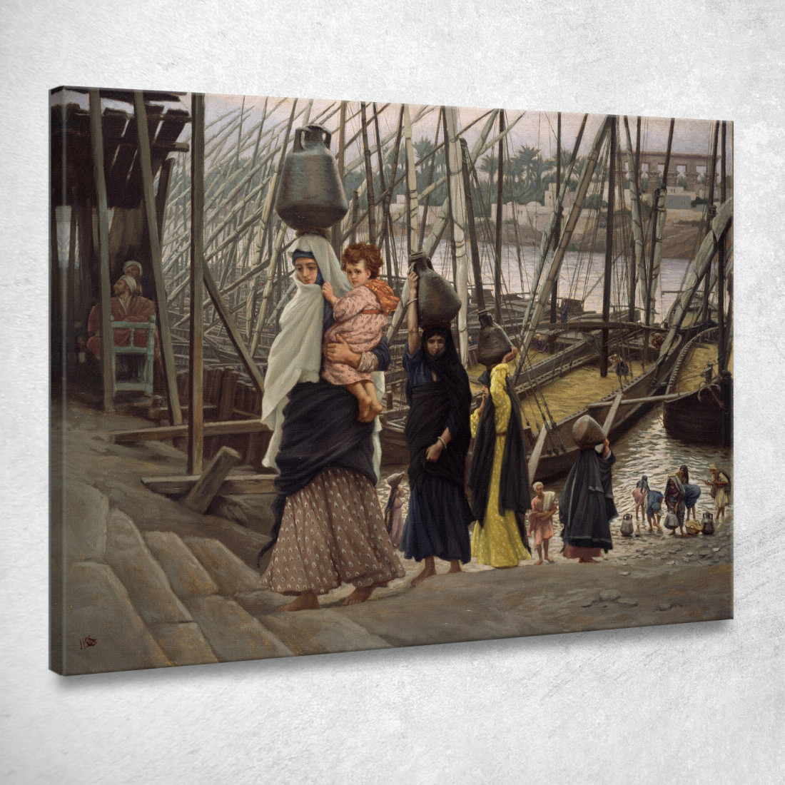 Il Soggiorno In Egitto James Tissot jts140 quadro stampato su tela