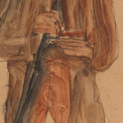 Franz Weigang Egon Schiele esh53 quadro stampato su tela
