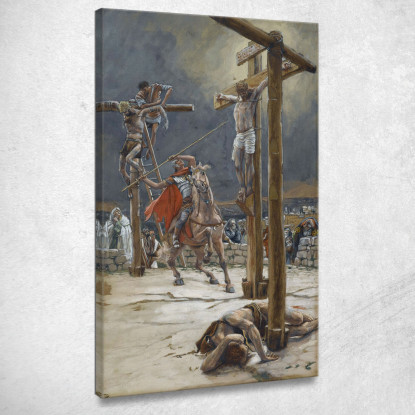 Il Colpo Di Lancia James Tissot jts141 quadro stampato su tela