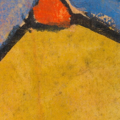 Donna Con Braccia Spalancate In Gonna Gialla Egon Schiele esh55 quadro stampato su tela