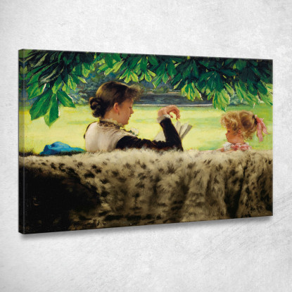 Il Racconto James Tissot jts142 quadro stampato su tela