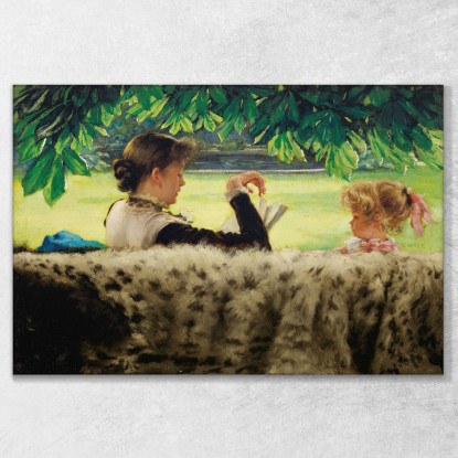 Il Racconto James Tissot jts142 quadro stampato su tela