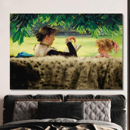 Il Racconto James Tissot jts142 quadro stampato su tela