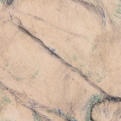 Ragazza Inginocchiata Appoggiata Su Entrambi I Gomiti Egon Schiele esh78 quadro stampato su tela