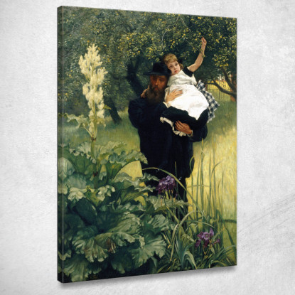 Il Vedovo James Tissot jts146 quadro stampato su tela