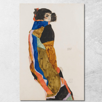 Moa Egon Schiele esh96 quadro stampato su tela