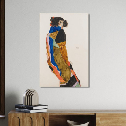 Moa Egon Schiele esh96 quadro stampato su tela