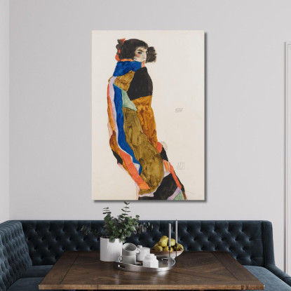 Moa Egon Schiele esh96 quadro stampato su tela