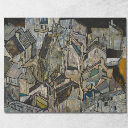 Mödling Ii Egon Schiele esh105 quadro stampato su tela