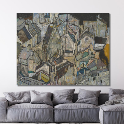 Mödling Ii Egon Schiele esh105 quadro stampato su tela