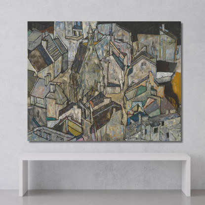 Mödling Ii Egon Schiele esh105 quadro stampato su tela