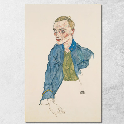 Volontario Di Un Anno Caporale Egon Schiele esh112 quadro stampato su tela