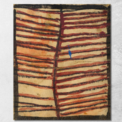 Ornamento Con Linee Parallele Egon Schiele esh113 quadro stampato su tela