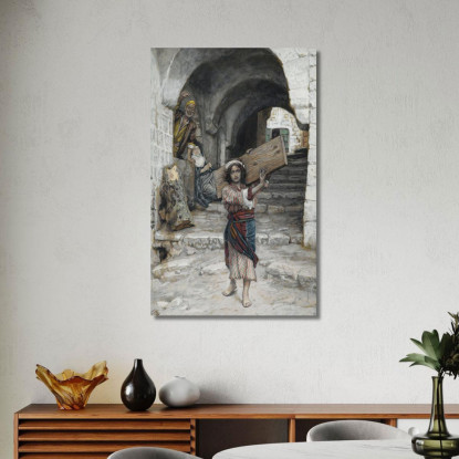 La Giovinezza Di Gesù James Tissot jts148 quadro stampato su tela