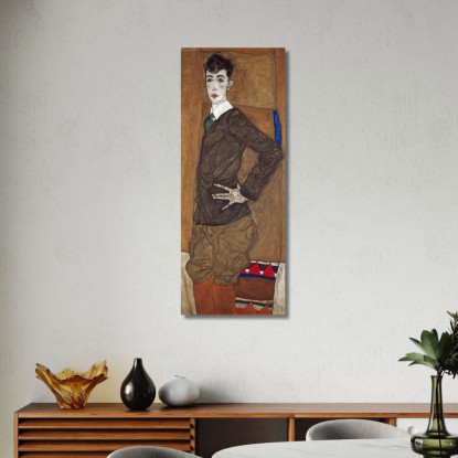 Ritratto Di Erich Lederer Egon Schiele esh123 quadro stampato su tela