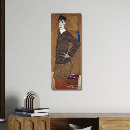 Ritratto Di Erich Lederer Egon Schiele esh123 quadro stampato su tela