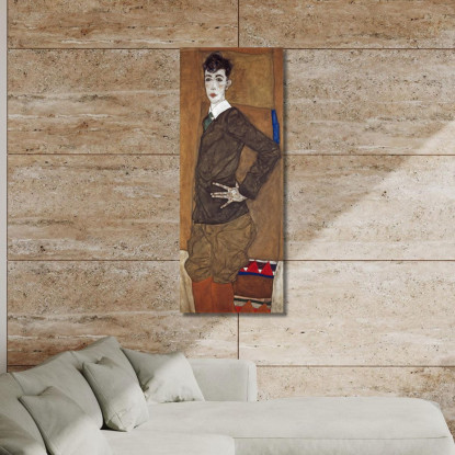 Ritratto Di Erich Lederer Egon Schiele esh123 quadro stampato su tela