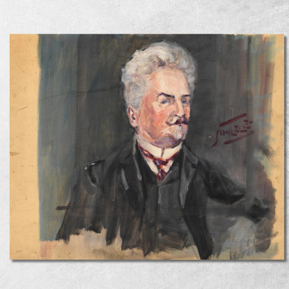 Ritratto Di Leopold Czihaczek Egon Schiele esh131 quadro stampato su tela