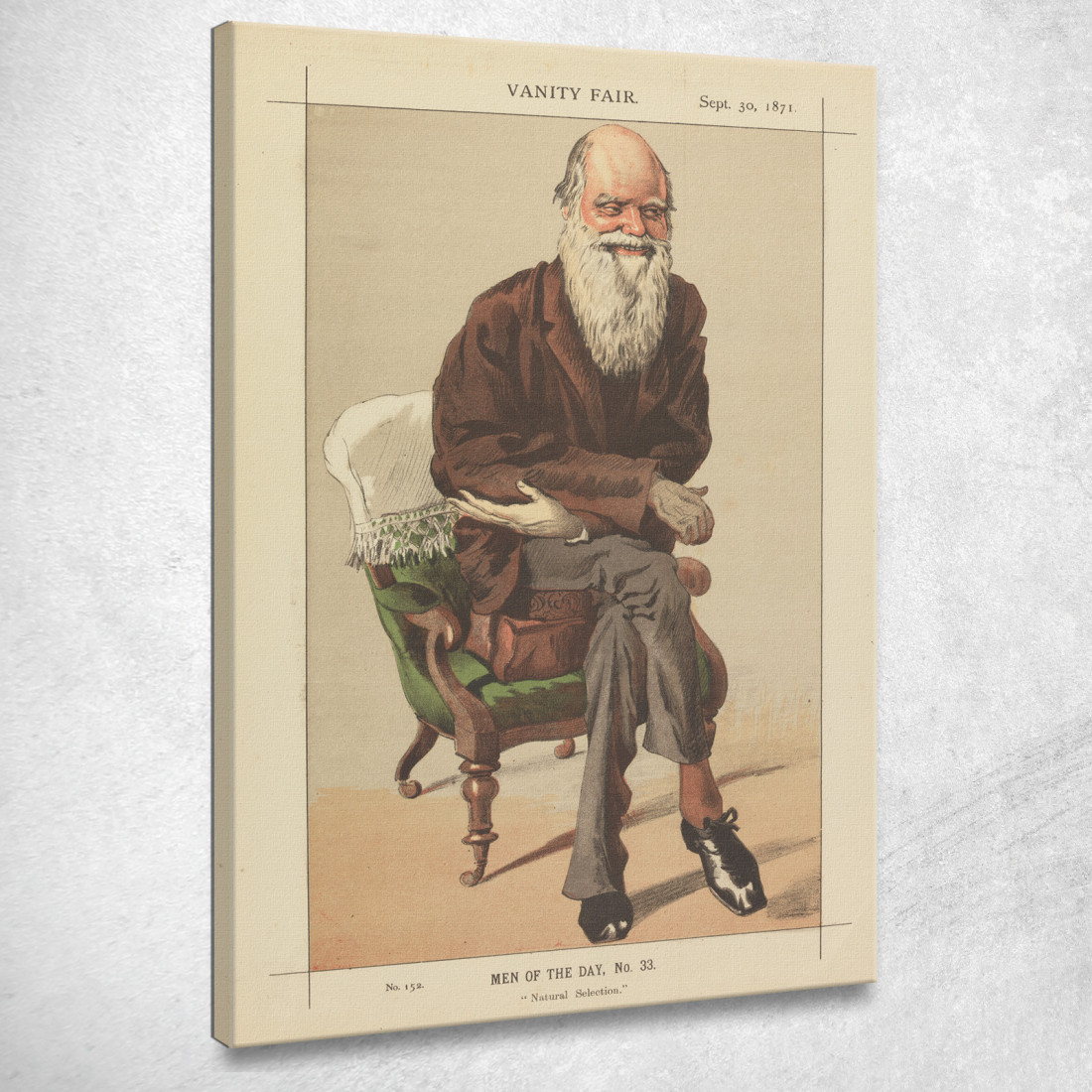 Vanity Fair Gli Uomini Del Giorno N. 33 Selezione Naturale James Tissot jts153 quadro stampato su tela