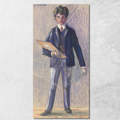 Immagine Riflessa Egon Schiele esh171 quadro stampato su tela