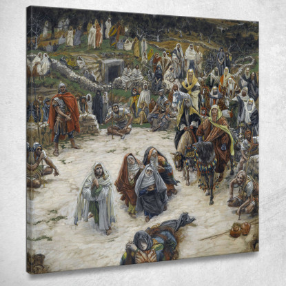Ciò Che Nostro Signore Vide Dalla Croce James Tissot jts157 quadro stampato su tela