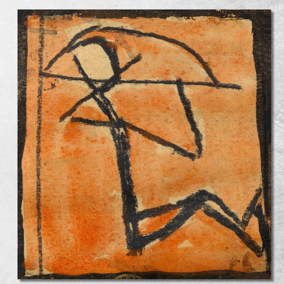 Omino Con Arco Egon Schiele esh187 quadro stampato su tela