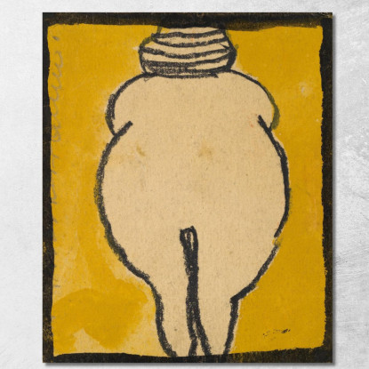 Venere Di Willendorf Egon Schiele esh201 quadro stampato su tela