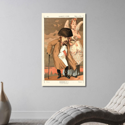 Sovrane N. 1 Le Regime Parlementaire Napoleone Iii Da Vanity Fair James Tissot jts160 quadro stampato su tela