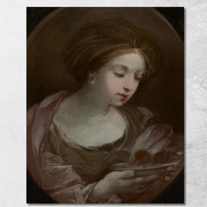 Busto Di Donna Con Turbante Guido Reni grn4 quadro stampato su tela