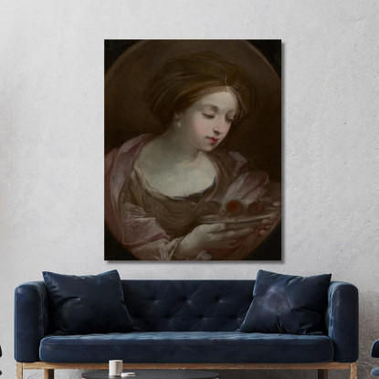 Busto Di Donna Con Turbante Guido Reni grn4 quadro stampato su tela