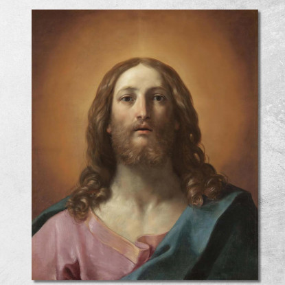 Busto Di Cristo Salvator Mundi Guido Reni grn5 quadro stampato su tela