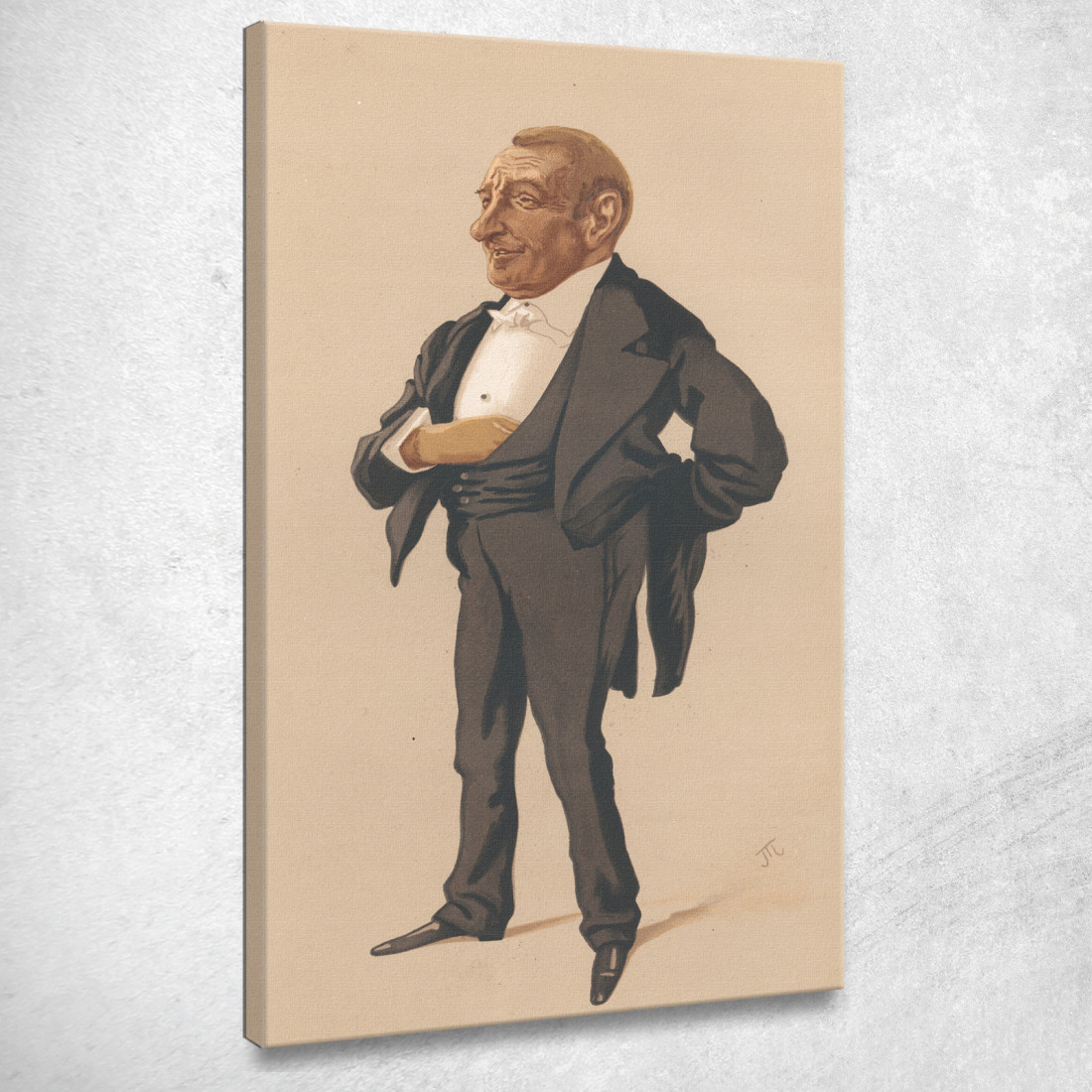 Vanity Fair Businessmen And Empire Builders E Finanzieri In Pensione James Tissot jts161 quadro stampato su tela