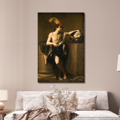 Davide Con La Testa Di Golia Guido Reni grn11 quadro stampato su tela