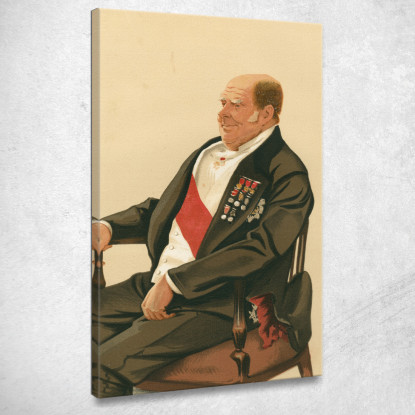 Vanity Fair Militare E Marina 22 Aprile 1876 James Tissot jts163 quadro stampato su tela